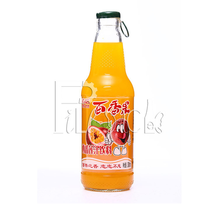 Automatische 3 in 1 Massen-Körnchen orange Juice Beverage Filling Equipment mit Zug Ring Cap