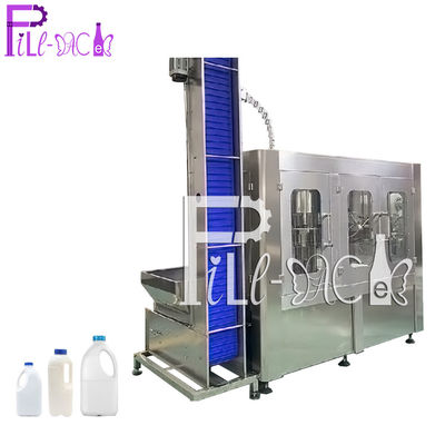 Automatische monoblock 6000BPH Milch-Füllmaschine des Flaschen-Integral-3 in-1washing-filing-capping/Gerät